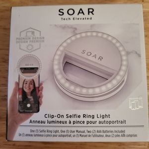 SOAR TECH ELEVATED CLIP-ON SELFIE RING LIGHT NEW IN BOX